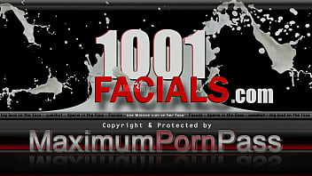 Preview 1 of Three Some Big Booty - 1001-Facials - BlowJobQueen PBD with sexy glasses
