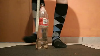 Preview 1 of No Cum Dodging Allowed Part 5 - Yeah! Coke bottle of 30 centimeters all inserted!