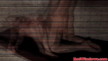 Preview 4 of Kaley Lesbian Amateur - Real amsterdam hooker handling cum
