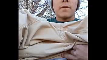 Preview 2 of Big Boobs Gangland - Young Exhibitionist Goes On A Nature Walk