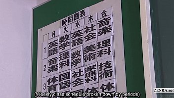 Preview 1 of Asian On Web - Subtitled uncensored Japanese nudist school pop quiz