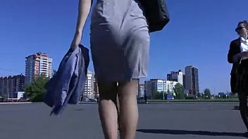 Preview 2 of Hunks Husband - Booty Walking in the street and Shaking Ass