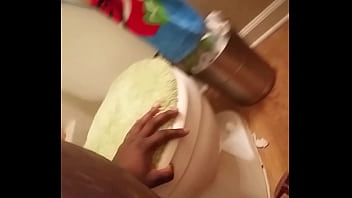 Preview 3 of My Son Is Soo Strong - Big ass gets pound on bathroom floor, 