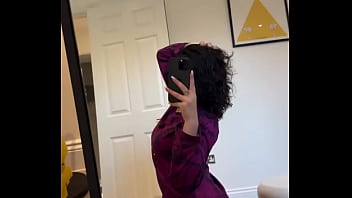Preview 1 of Bangladeshi Saxcom - Busty milf Mirror dance showing assets