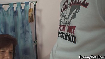 Preview 3 of Tube Ladyboy Unload - Sewing old women swallows customer&#039_s cock