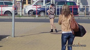 Preview 1 of Abdul Wahld - Czech amateur fucking pov in public for cash