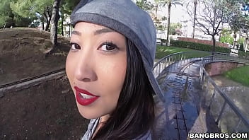 Preview 2 of Ngewe Dibali - She takes a dick up her ass in public