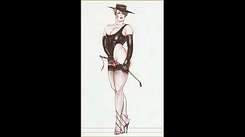 Preview 1 of Mommy Forces Son - Femdom fetish clothes bdsm bondage wear art strapon comics