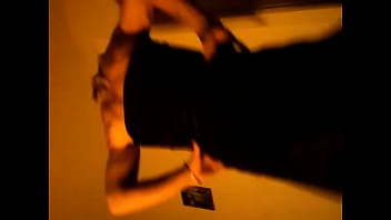 Preview 1 of Nipple Horny - Purple sarong strip dance