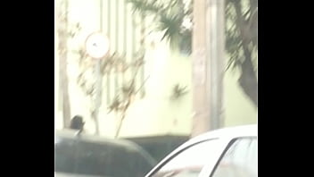 Preview 1 of Femboy Caned - Morena no centro de pira