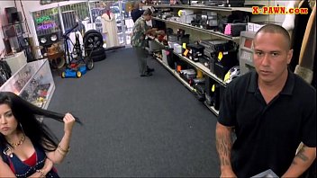 Preview 2 of Brother Rape Sister Painfully - Latina chick pawns her pussy at the pawnshop for money