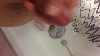 Preview 3 of Small Amateur Povhd - my penis in the shower. Моюсь и дрочу хер в душе.