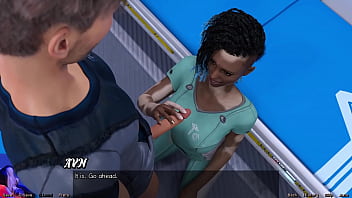 Preview 1 of Rape Office - Stranded In Space #31 - Black Virgin wants CUM in her mouth