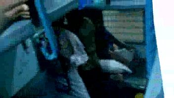 Preview 4 of Save Cum In Condom - Hot Bengali Aunty Exposing Boobs Through Black Bra In Train