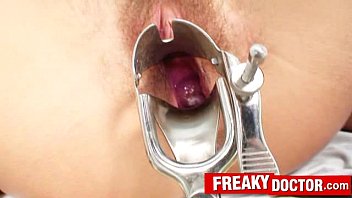 Preview 4 of Amr Hard - Bushy pussy Amanda Vamp skinny body physical exam