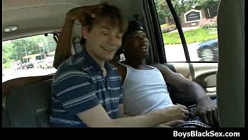 Preview 1 of Sex Vedey - Sexy white teen boys seduced by black muscular guys 12