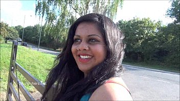 Preview 4 of India 11yeees Xxx - Indian amateur bbw Kikis public flashing and outdoor voyeur masturbation with a