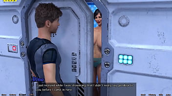 Preview 2 of Estelle Yvonne - Stranded In Space #23 - Big Tits Milf Wants Me To Join Her Showering