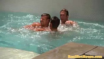 Preview 3 of Dinner With Sunny Leone Ka Sex - Gaysex jocks outdoor suck fest