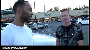 Preview 2 of Artisporno - Muscular black dudes fuck gay white twink boys