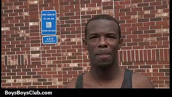 Preview 1 of Www Xnxx 18com - Muscular black dudes fuck gay white twink boys 19