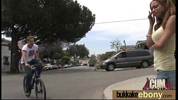 Preview 3 of Ganjo Xx Video - Busty black babe bubble bath group cocksuck! 2