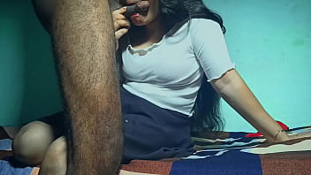 Preview 3 of Braziers Com Xnxx In Blocked - Cute desi girlfriend got hard blowjob and fucked by her lover