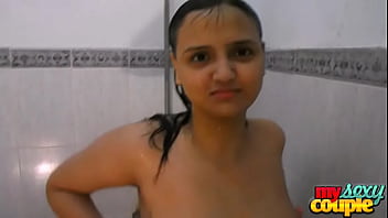 Preview 3 of Yong Boy Fuck Hot Milf In Hotel - indian amateur couple sonia and sunny hardcore sex in shower