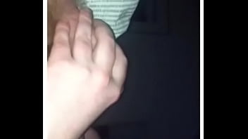 Preview 1 of Huge Cocks In Tiny Asses - Horny guy jerking his hard dick until it cums hard