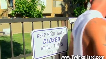 Preview 1 of Tamil Sex Video Dwonloads - Hot gay Horny youthful lad Tyler Bolt is out beside the pool when fat