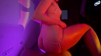 Preview 2 of Annette Schwarz Is A Slutwomen - My Big Ass Colombian Neighbor Grinding Hard on My Big Cock