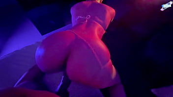 Preview 3 of Annette Schwarz Is A Slutwomen - My Big Ass Colombian Neighbor Grinding Hard on My Big Cock