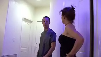 Preview 1 of Pronze Purn - Young Boy Fuck Hot Big Tits Milf and Cum in Mouth by Casting