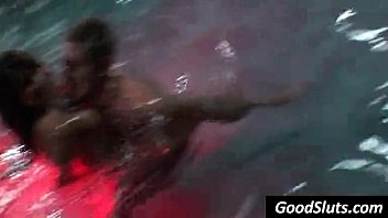 Preview 4 of Real Suhagraat Hindi Haryana - Erotic night party in pool