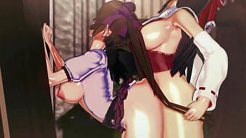 Preview 3 of Bulu Film Sexx - Futanari Reimu Hakurei compilation