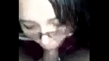Preview 2 of Urdu Incest Dubbed Porn Movies - young chick with glasses giving me a blowjob in my car