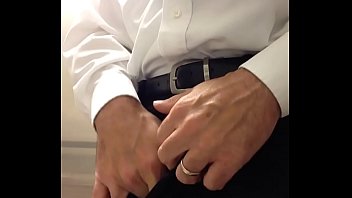 Preview 1 of Sannlavn Saxey Video - jerking in office restroom