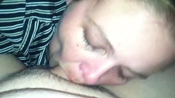 Preview 2 of Licking Men Balls - Ex-wife new man sucks,  fucks on monthly,  dirty cheating hoe