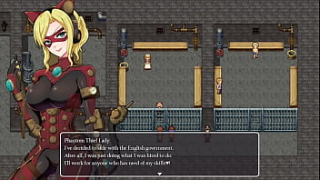 Preview 2 of Granny Pissing In Guys Mouth - Ladra loira &eacute_ obrigada a pagar pelos seus crimes contra a policia - Detective girl of the steam city - Parte 11