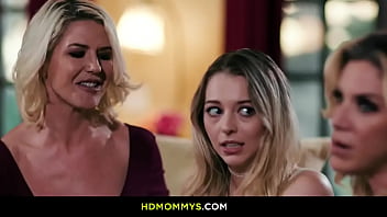 Preview 1 of Sxe Afrika - Lily has enough love to give to her 2 hot Stepmoms Kit and Kayla