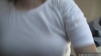Preview 1 of Ngintip Adik Lg Mandi - Pantyhose upskirt British big butt wife in mini skirt
