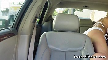 Preview 3 of Sanity On Sex - Busty lifegurad teen fucking in car pov