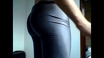 Preview 4 of First Meet And - lycra spandex shiny leggings