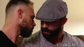 Preview 2 of Trine Patrolcom - Hairy stud Zayne Roman fed cum after barebacking muscle hunk