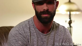 Preview 1 of Trine Patrolcom - Hairy stud Zayne Roman fed cum after barebacking muscle hunk