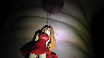 Preview 3 of Step Mom Son Hd - a lot of precum and cum shower for doll in red dress