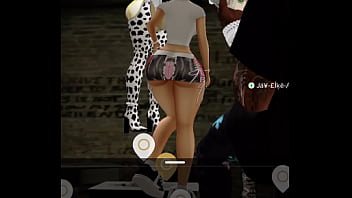 Preview 2 of Japan Teen Sleaping Creampie - Big booty imvu bitch joined my party twerking