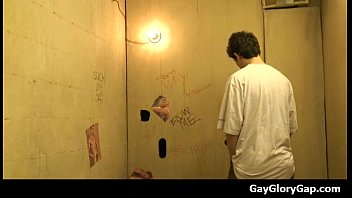 Preview 1 of Leah Gotti Piss - Gloryhole - Nasty gay dudes give and take wet handjobs 20