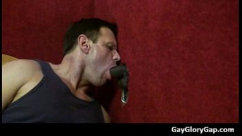 Preview 3 of Ebony Massage Straight - Gloryhole - Nasty gay dudes give and take wet handjobs 08