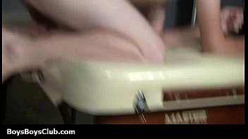 Preview 1 of Deepthroat Till She Cries - Muscular black dudes fuck gay white boys 19